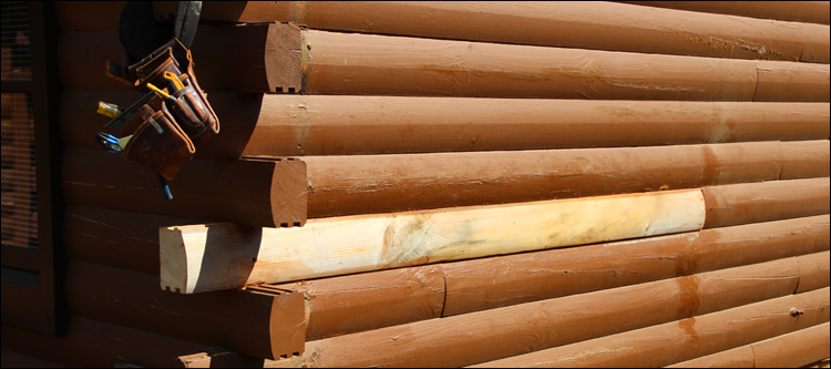 Log Home Damage Repair  Ruby, Virginia