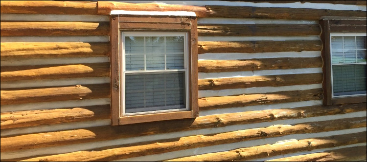 Log Home Whole Log Replacement  Ruby, Virginia